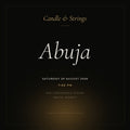 Candle & Strings: Abuja Debut
