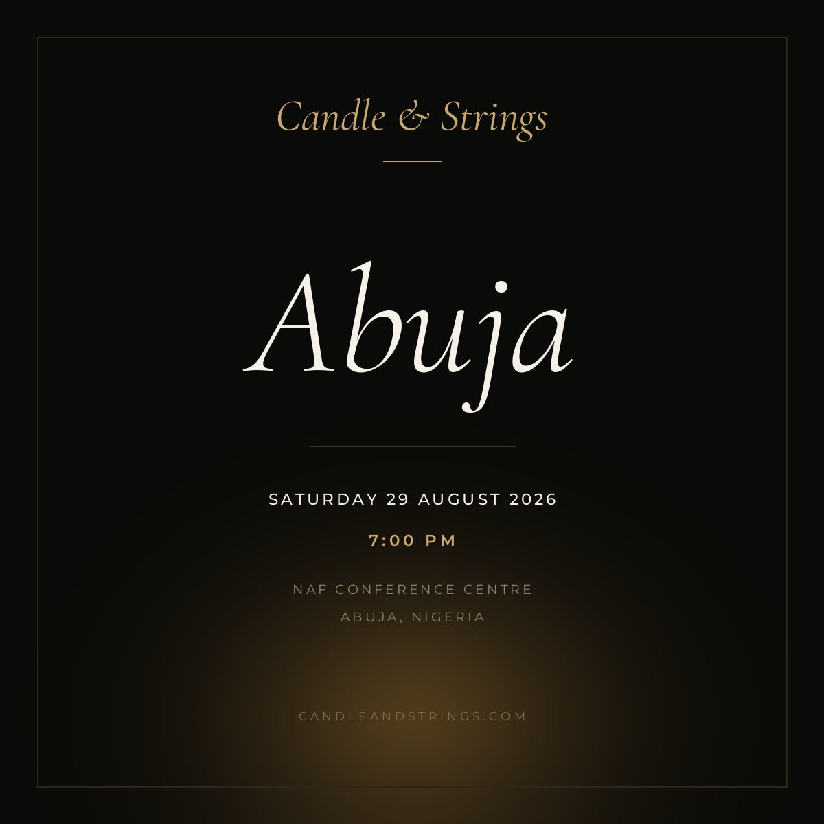 Candle & Strings: Abuja Debut