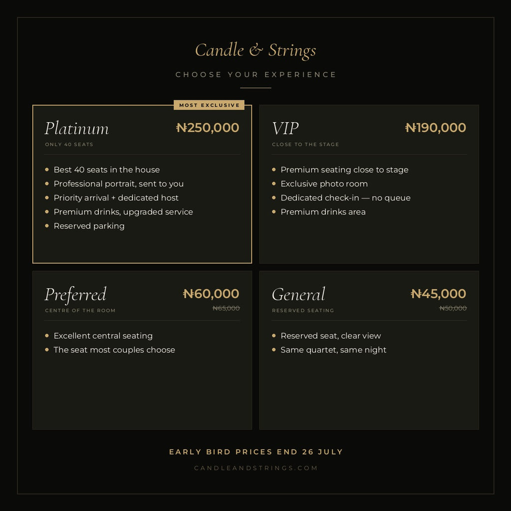 Candle & Strings: Abuja Debut