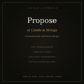 Candle and Strings Proposal Experience